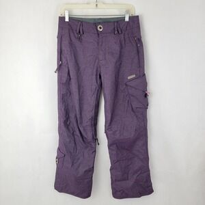 686 Womens Snow Pants XS EXTRA SMALL Ski PURPLE Snowboard MANNUAL Multi Pockets